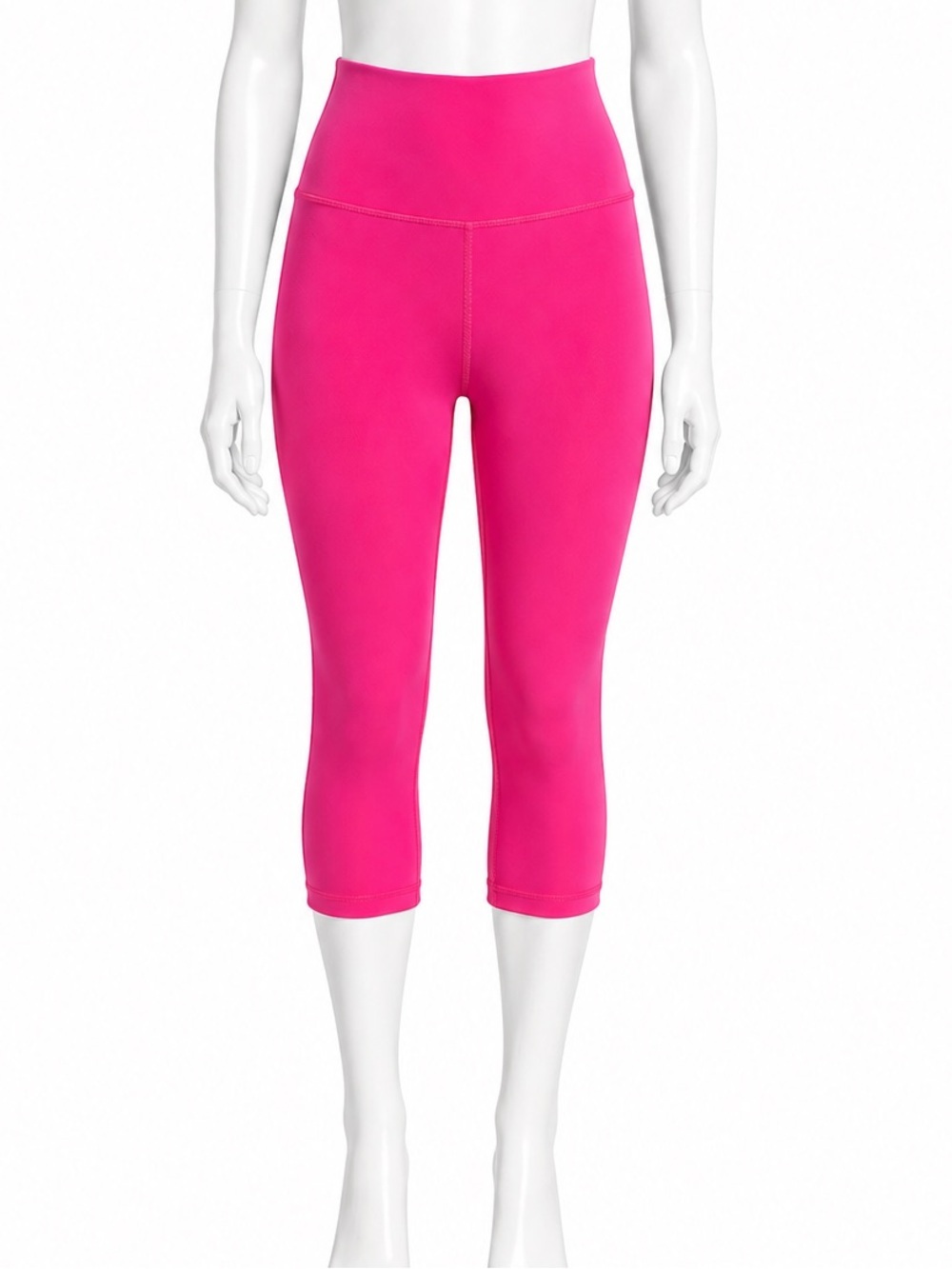 Fabletics Hot Pink Cropped Leggings XS High Rise Capri